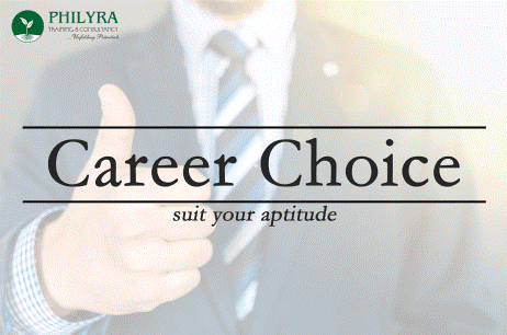 Career choice : suit your aptitude