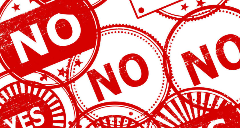 THE POWER OF ‘NO’